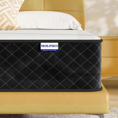 MOLPHIT Oeko-TEX Certified Mattress 90 x 190 cm, Thickness 25 cm, Independent Pocket Sprung Mattress, Adult and Children's Bed Mattress, Single Mattress, Perfect Support, Durable and Quiet