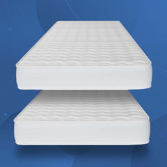 NATURALEX - Matelas PerfectSleep 180x200 - Épais 30 cm - Soutien Mousse à mémoire de Forme - Accueil Blue Latex - Confort Ferme - Respirant - 7 Zones - Réversible - Haute Densité - Fabriqué en Europe