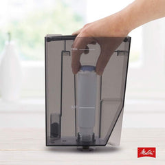 Melitta Caffeo Solo Noir Pure Black, Machine à Café à Grains avec Broyeur et Système d'Extraction des Arômes, Affichage LED, Mode 1 à 2 Tasses, Cafetière Expresso, Automatique, E950-222, 1400W