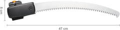 Fiskars Coupe-Branches Multifonctions Télescopique, pour Bois vert et Rameaux, Revêtement antiadhésif, Lame en acier/manche en aluminium, longueur 2,4 - 4 m, noir/orange, UPX86, 1023624