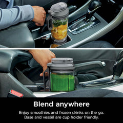 Ninja Blast Max, Portable Blender + Twist & Go, Personal Smoothie, Blend, Ice Crush, 3 Programs, Cordless, 22 oz removable Vessel, Dishwasher Safe, Leakproof, Navy, BC251NV