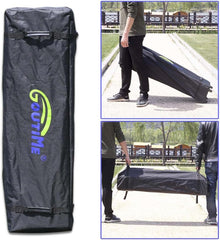 Goutime tonnelle Pliante 3x6,Pop up canopée Gazebo Tente de fête,4 Murs détachables Même Sac à roulettes,abri de Jardin Exterieur,Tente de réception(Blanc)