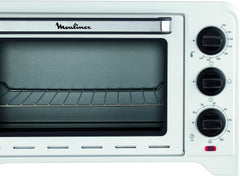 Moulinex Oven, 33 L, Rotating heat, Advanced convection, 6 cooking modes, Thermostat adjustable up to 240°C, Timer 120 min, Reversible grill, Silicone oven mitts, Optimo Black OX464811