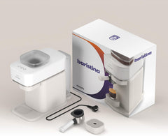 Philips Baristina Machine à expresso - Un véritable expresso, en toute simplicité - Compacte - 16 bars de pression - Broyeur intégré - Machine blanche avec porte-filtre blanc (BAR300/00)