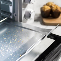 Cecotec Bake&Toast 4600 Black Gyro Countertop Oven, 46 L, 2000 W, 12 Combinable Heating Functions, Includes Rotating Spindle, Crumb Catcher Tray.