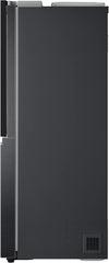 LG GSXV91MCAF Réfrigérateur combiné - Side by Side, 635L, InstaView, Total No-Frost, Compartiment congélation, Distributeur d'eau et glace UVnano, Compresseur Inverter Linear, Wi-Fi, Noir, Classe F