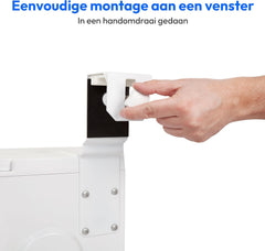 MEDION Smart Climatiseur Split P502 (5000 BTU, 3-en-1, Refroidir, Déshumidification, Ventilation, pour caravane, camping-car, kit de joint de fenêtre, mode sommeil, contrôle Wifi, Écran, MD 37735)