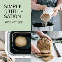 Panasonic SD-YR2550SXE Automatic Bread Maker, Raisin, Nut and Yeast Dispensers, 31 Auto Programs, Dual Temperature Sensor, 13 Hour Digital Timer, LCD Display, Silver