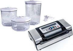 Maxxo VM ChamberLine 40 Professional Food Vacuum Sealer - Vacuum Chamber 72 L/min, Stainless Steel, Double Welding, Vacuum Sealer + 30 Bags Included
