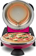 G3 Ferrari G10006 Pizza Express Delizia, 1200 W Pizza Oven, Adjustable Thermostat up to 400°C, Cooks Tasty Pizza in 5 Minutes, Double Resistance, Recipe Book and Spatulas Included - Black