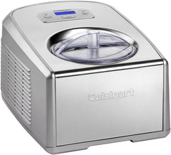 Cuisinart Sorbetière - Fait de la crème glacée, du gelato, du sorbet et du yogourt glacé en 40 minutes - Desserts maison - Facile à utiliser - Acier inoxydable - ICE100BCU