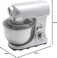 Robot Multifonctions 5l 1000w Noir Avec Hachoir Et Blender 1,5l En Verre - ROBIMIX NOIR
