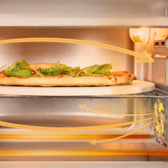 Cecotec Bake&Toast 4600 Black Gyro Countertop Oven, 46 L, 2000 W, 12 Combinable Heating Functions, Includes Rotating Spindle, Crumb Catcher Tray.