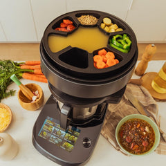Cecotec Robot de Cuisine Mambo Black. 23 Fonctions, 10 Niveaux de Température, 1700W, 2,5 kg de Pâte, Cruche de 3,3L, 10 Vitesses, Minuterie, Température Réglable de 37 °C à 120 °C