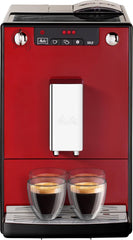 Melitta Caffeo Solo Noir Pure Black, Machine à Café à Grains avec Broyeur et Système d'Extraction des Arômes, Affichage LED, Mode 1 à 2 Tasses, Cafetière Expresso, Automatique, E950-222, 1400W