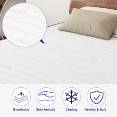 MOLPHIT Oeko-TEX Certified Mattress 90 x 190 cm, Thickness 25 cm, Independent Pocket Sprung Mattress, Adult and Children's Bed Mattress, Single Mattress, Perfect Support, Durable and Quiet