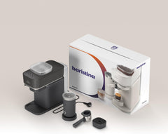 Philips Baristina Machine à expresso - Un véritable expresso, en toute simplicité - Compacte - 16 bars de pression - Broyeur intégré - Machine blanche avec porte-filtre blanc (BAR300/00)