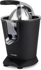 H.Koenig AGR80 160W Professional Electric Citrus Juicer Stainless Steel Lever and Filter Drip Free BPA Free Dishwasher Safe Parts