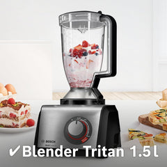 Bosch MultiTalent 8 MC812M844 – Robot de cuisine polyvalent avec plus de 50 fonctions – 1250 W – Grande capacité de 3,9 L – Couleur : Noir