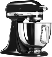 KitchenAid Robot Pâtissier I Artisan I Robot cuisine multifonctions à tête inclinable I Avec 4 accessoires I Bol de 4,8L | Crème