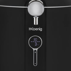 H.Koenig Tireuse à Bière compatible tous Fûts Universels Pressurisés de 5L Inox BW1778, Machine, Pompe, Pression domestique, Professionnelle, Universelle, Refroidissement intégré 4°C