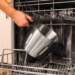 Cecotec Robot de Cuisine Mambo Black. 23 Fonctions, 10 Niveaux de Température, 1700W, 2,5 kg de Pâte, Cruche de 3,3L, 10 Vitesses, Minuterie, Température Réglable de 37 °C à 120 °C