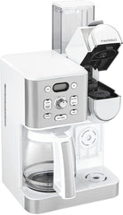 Cuisinart Cafetière, carafe en verre de 12 tasses, cafetière automatique chaude et glacée, machine à café à serveur unique, acier inoxydable noir, SS-16BKS