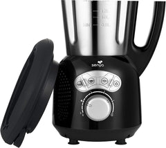 Senya SYCP-HB008R Cook & Ice V3 Red Stainless Steel Heated Blender, Soup Blender/Milled Soup, Steaming, Crushed Ice Smoothies, 1, 5L, 1400W, SYCP-HB008R