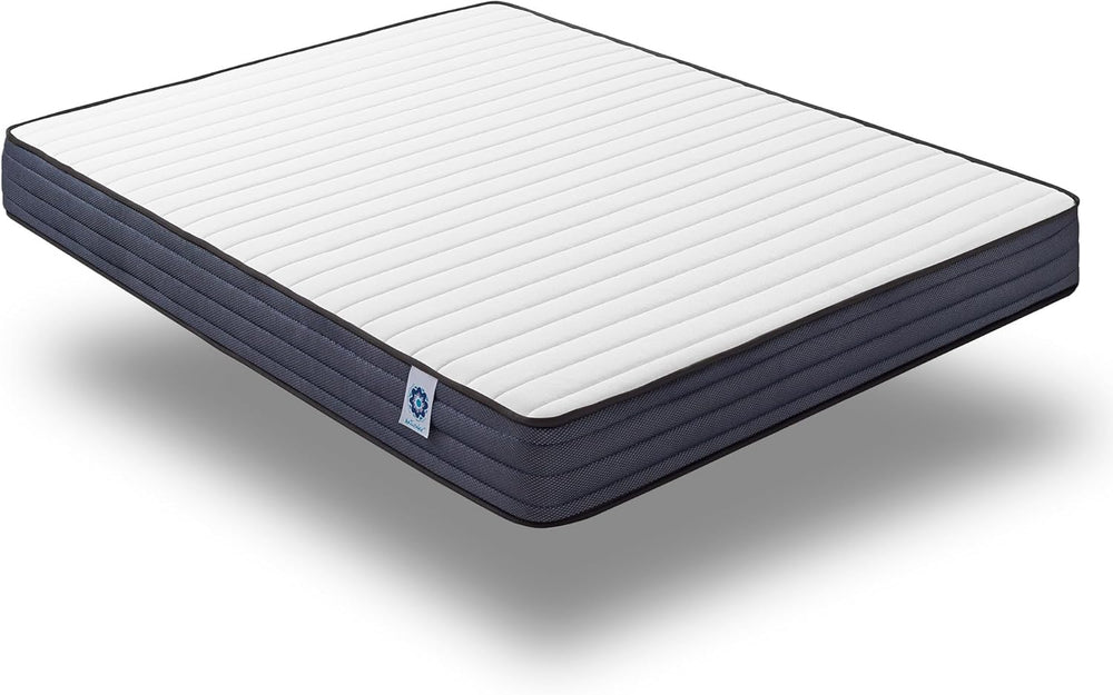 NATURALEX - Matelas PerfectSleep 180x200 - Épais 30 cm - Soutien Mousse à mémoire de Forme - Accueil Blue Latex - Confort Ferme - Respirant - 7 Zones - Réversible - Haute Densité - Fabriqué en Europe