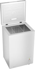 Congélateur coffre CHiQ 142L, 63,5 x 55,6 x 83,5cm, Congélateur Inverter, Affichage de la température extérieure, Mode de congélation rapide -32℃, Grille métallique,Faible bruit