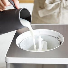 Elisa 2.0L Ice Cream Maker and Yogurt Maker with 180W Self-Cooling Compressor, Stainless Steel Ice Cream Maker with Cooling and Heating Function, Recipe Booklet Included