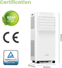 COMFEE Breezy Cool 2.6 | Climatiseur Mobile Connecté 9000 BTU