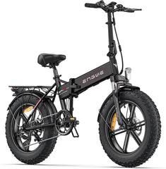 ENGWE EP-2 Pro Vélo électrique Pliable 20 × 4.0 Fat Bike Electrique 7 Vitesses avec Batterie Amovible 48V 13Ah Autonomie 120km Tout-Terrain & VTT & Plage & Neige