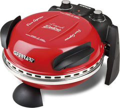 G3 Ferrari G10006 Pizza Express Delizia, 1200 W Pizza Oven, Adjustable Thermostat up to 400°C, Cooks Tasty Pizza in 5 Minutes, Double Resistance, Recipe Book and Spatulas Included - Black