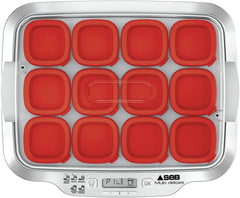 Seb Yogurt Maker 12 Jars, Glass Jars 140 ml, 5 Automatic Programs, BPA-Free, Compact, Homemade Yogurt & XF101001 Delices Box Box 1 L Tray White Yogurt-Cheese with Drainer