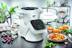 MOULINEX COMPANION XL Multifunctional Robot Cooker Bowl 4.5L 12 Programs Auto Soups Gazpacho Kitchen Robot Mixer Chopper Kneader 1550W HF80CB10