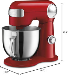 Cuisinart SMD-50BC Precision Pro Mélangeur numérique sur pied de 5,5 litres, métal, doublure argentée