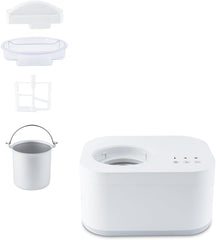 H.Koenig Sorbetière Turbine à Glace Professionnelle HF180, Machine à Glace Electrique 1L, 135 W, Réfrigérante & Maintien du Froid - Sorbet et Crème Glacée