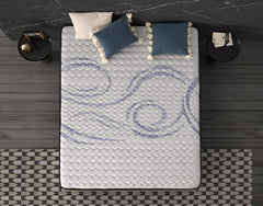 NATURALEX - Matelas PerfectSleep 180x200 - Épais 30 cm - Soutien Mousse à mémoire de Forme - Accueil Blue Latex - Confort Ferme - Respirant - 7 Zones - Réversible - Haute Densité - Fabriqué en Europe
