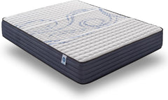 NATURALEX - Matelas PerfectSleep 180x200 - Épais 30 cm - Soutien Mousse à mémoire de Forme - Accueil Blue Latex - Confort Ferme - Respirant - 7 Zones - Réversible - Haute Densité - Fabriqué en Europe