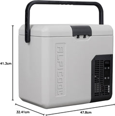 Alpicool LGMP8 8L Glaciere Portable Réfrigérateur Voiture Camping Congélateur 12/24V Mini Frigo pour Maison, Bureau ou Pique-Nique en Plein Air/ -20 à 20℃(Batterie Non Incluse)