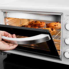 Cecotec Bake&Toast 4600 Black Gyro Countertop Oven, 46 L, 2000 W, 12 Combinable Heating Functions, Includes Rotating Spindle, Crumb Catcher Tray.