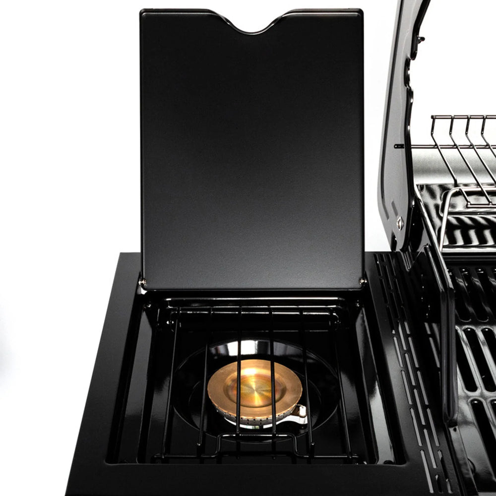 Barbecue au gaz BRISBANE - 4 brûleurs 14kW + réchaud Somagic