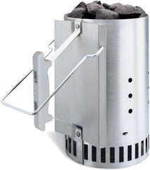 Weber Classic Kettle barbecue au charbon de bois, surface de cuisson Ø 57cm, barbecue avec couvercle et cuve en acier emaillé, thermomètre intégré au couvercle, trépied et roues - Noir (1341504)