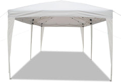 Goutime tonnelle Pliante 3x6,Pop up canopée Gazebo Tente de fête,4 Murs détachables Même Sac à roulettes,abri de Jardin Exterieur,Tente de réception(Blanc)