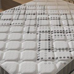 November- Matelas Eliha 120x190cm- Technologie Hybrid: Ressorts ensachés + Mousse HDensité-Épaisseur 20cm- Soutien Tonique & indépendance de Couchage- Label SANITIZED(Anti bactérien/acarien)
