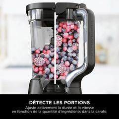 Ninja Detect Power Blender Pro & Single Serve 2-in-1, 1200W Blender with 2L Container, 2 Individual Cups, Blender for Smoothies and Iced Drinks, Vegetable Chopping, Black, TB301EU
