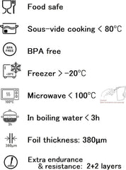 Maxxo VM ChamberLine 40 Professional Food Vacuum Sealer - Vacuum Chamber 72 L/min, Stainless Steel, Double Welding, Vacuum Sealer + 30 Bags Included