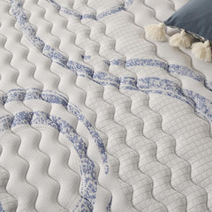 NATURALEX - Matelas PerfectSleep 180x200 - Épais 30 cm - Soutien Mousse à mémoire de Forme - Accueil Blue Latex - Confort Ferme - Respirant - 7 Zones - Réversible - Haute Densité - Fabriqué en Europe