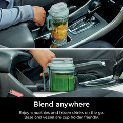 Ninja Blast Max, Portable Blender + Twist & Go, Personal Smoothie, Blend, Ice Crush, 3 Programs, Cordless, 22 oz removable Vessel, Dishwasher Safe, Leakproof, Pink, BC251PK